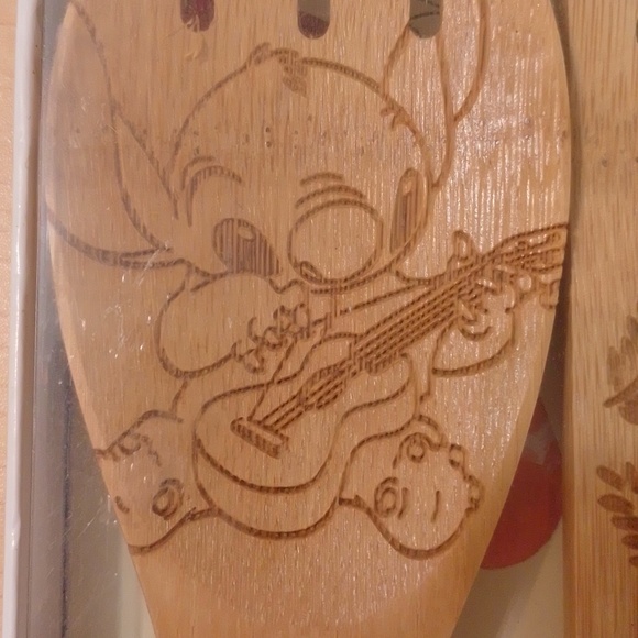 6 pcs Lilo & Stitch Wooden Bamboo Cooking Utensils Set - Picture 13 of 16